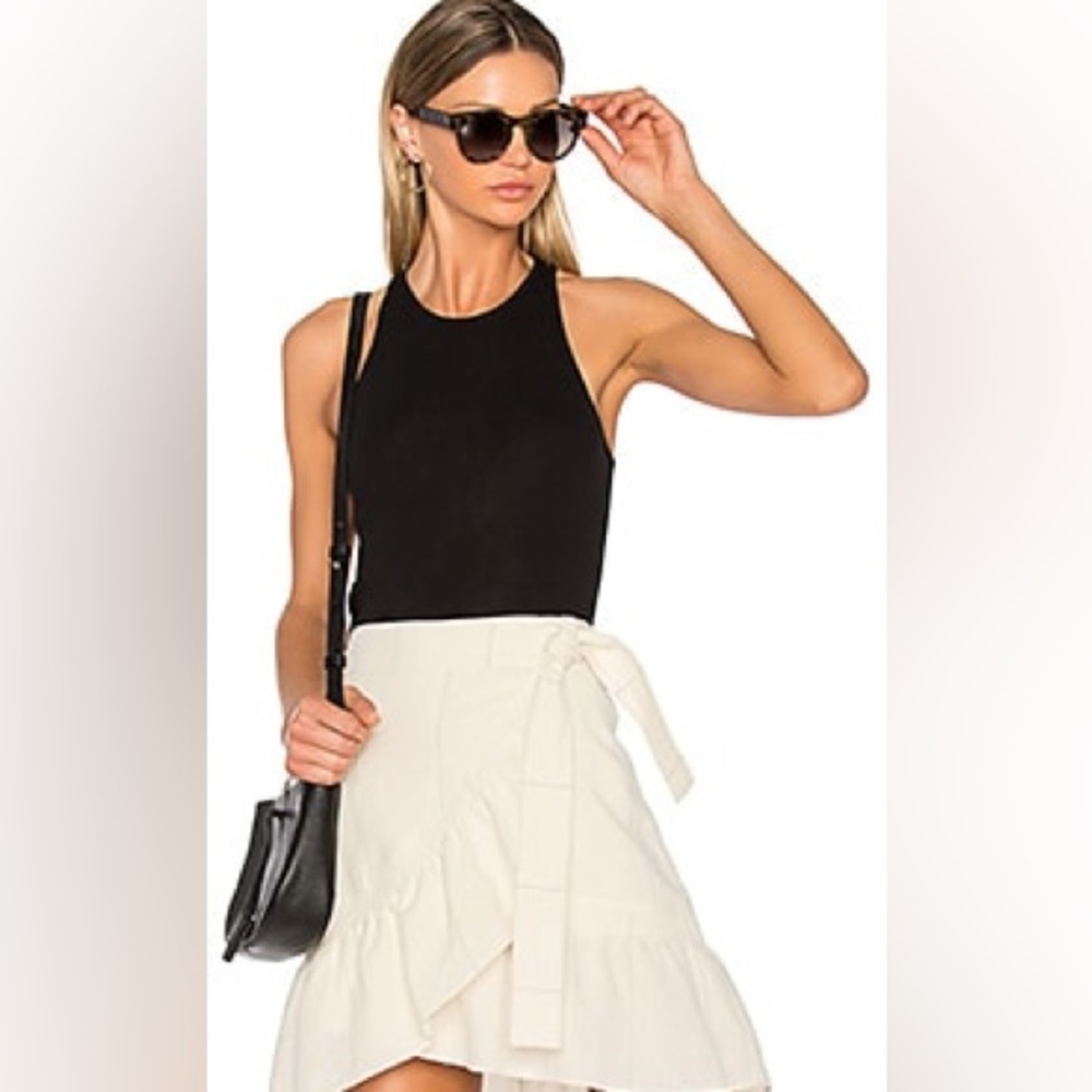 ALC Hampton Skirt in White & Midnight